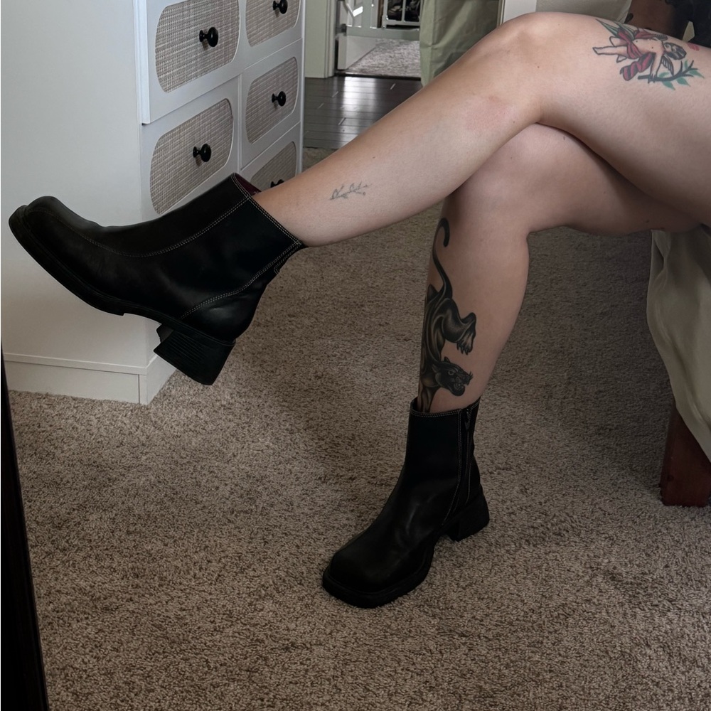 Vintage Square Toe boots